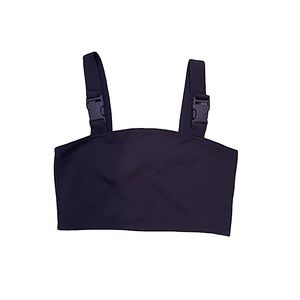 BUCKLE STRAP CROP TOP